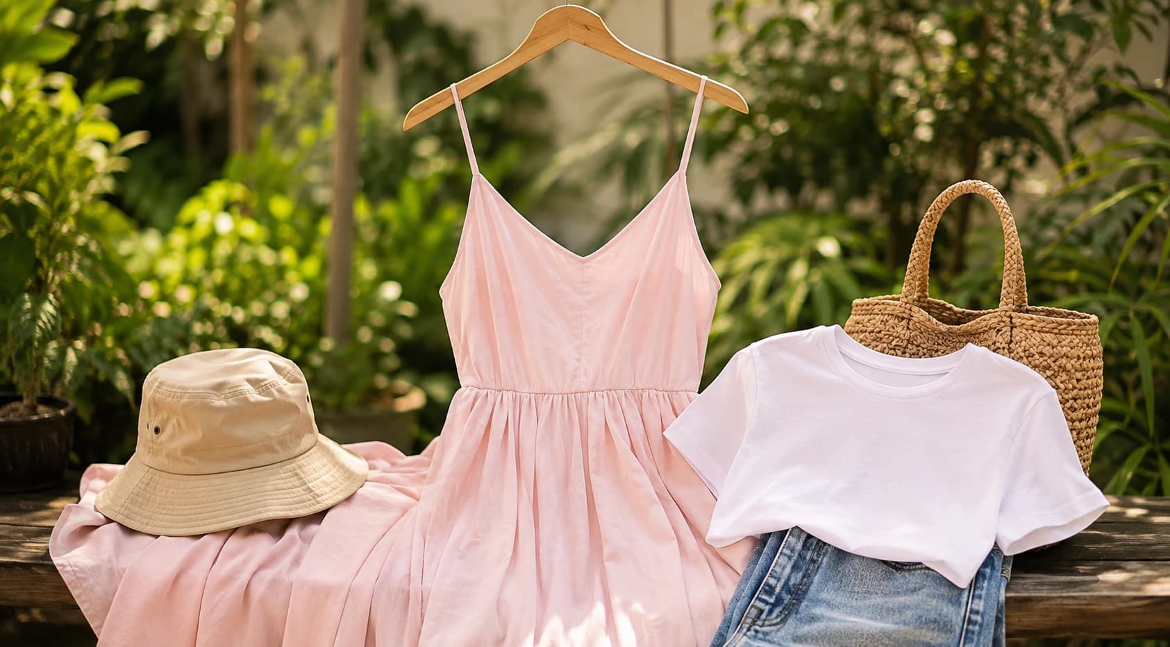 How to Create Effortless Summer Outfits With Pastel Dresses and Everyday Essentials